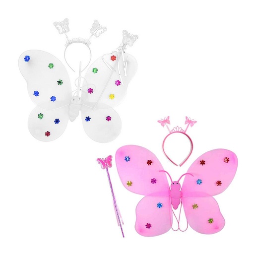 [317602] ALAS DE MARIPOSA C/ VARITA Y VINCHA E/ BO ( YJ0409 )