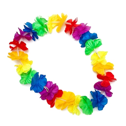 [317657] COLLAR HAWAIANO C/ FLORES ( YJ0418 )