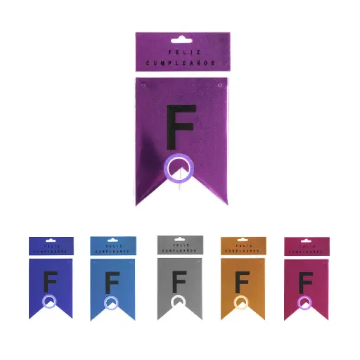 [317811] BANDERIN HOLOGRAMADO FELIZ CUMPLEAÑOS ( YJ0559 )