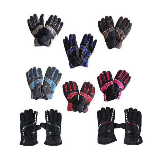 [318130] GUANTE P/ MOTO SPORT - BICOLOR