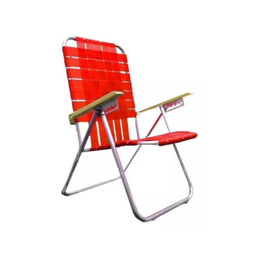 [326677] &*REPOSERA ALTA APOYABRAZO MADERA ALUMINIO 5 POSICIONES