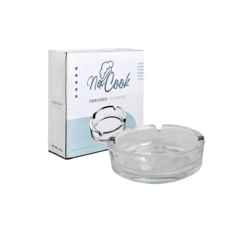 [363516] CENICERO VIDRIO REDONDO 10.5 x 3.5cm e/Cj ( CA6256 )