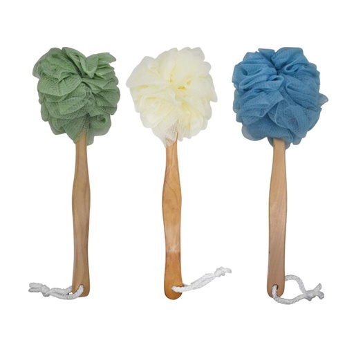 [393260] ESPONJA BAÑO BAMBU C/ MANGO 36CM ( B4644 )