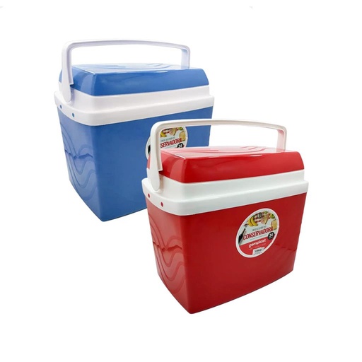 [413775] &*CONSERVADORA HELADERA GEMPLAST C/ POSA VASOS 34LTS