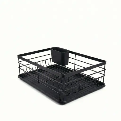 [414798] SECAPLATOS ACERO NEGRO C/ BANDEJA E/ CJ ( KR-114 / AP25-1218 )