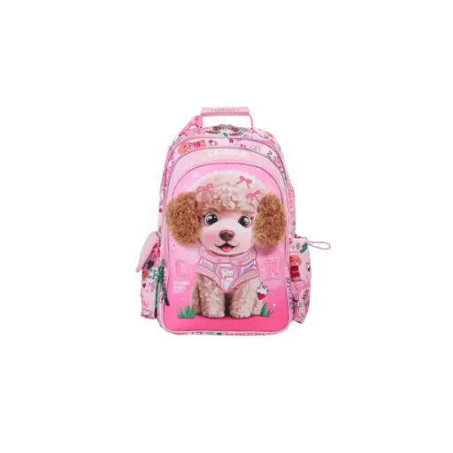 [420210] MOCHILA POODLE 3 CIERRES 40cm ( BT281 )
