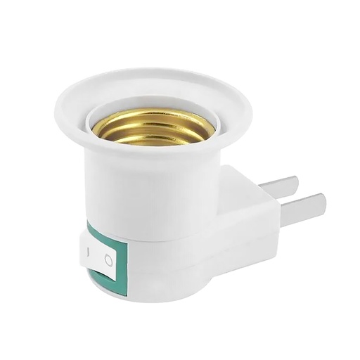 [423224] ADAPTADOR P/ FOCO C/ TECLA 220V