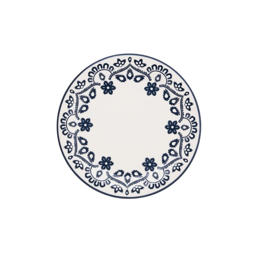 [435192] PLATO POSTRE CERAMICA ENERGY AZUL 20CM ( 1124762 )