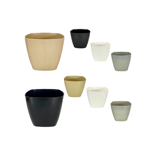 [446940] MACETA CUADRADA BOSCO N°18