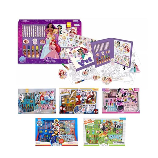 [453353] VALIJA DE ARTE PERSONAJES TAPIMOVIL