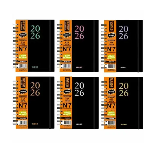 [454409] AGENDA RIDEO 2026 SEMANAL Nº7 C/ ESPIRAL