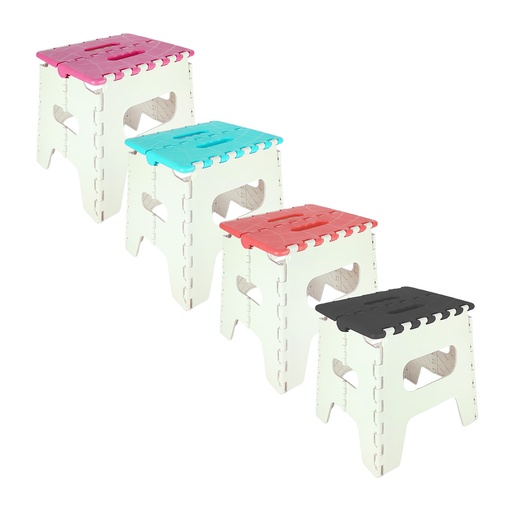 [456367] BANCO PLEGABLE PLASTICO MEDIANO 32 X 28 X 29CM