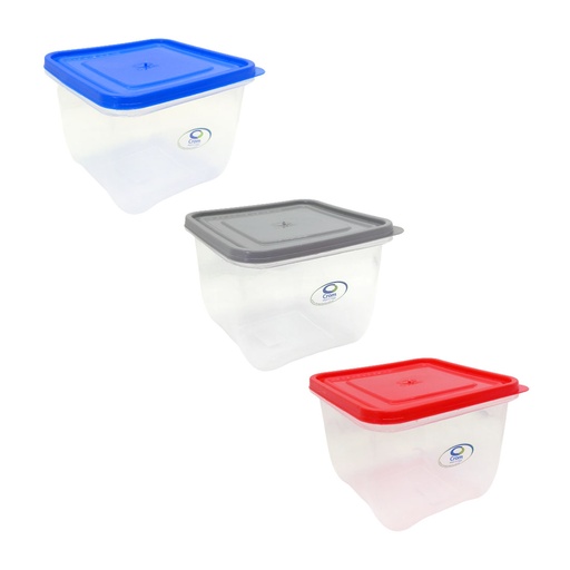 [456543] HERMETICO CUADRADO CROM BARI 1.38LTS