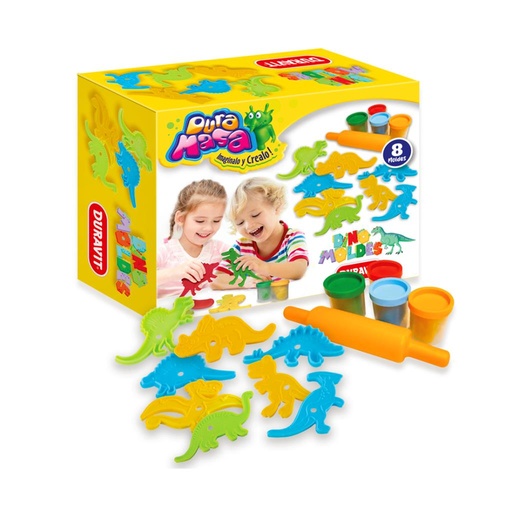 [458754] DUR *MASA P/ MODELAR DINO C/ MOLDES e/Cj ( 732 )