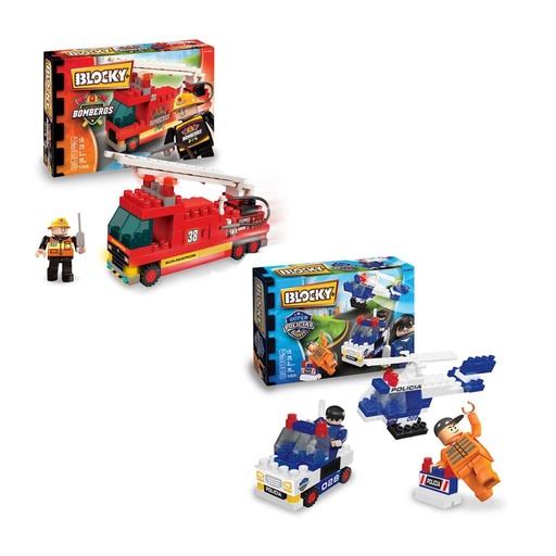 [460921] BLOQUES ENCASTRABLES BLOCKY 70PZS