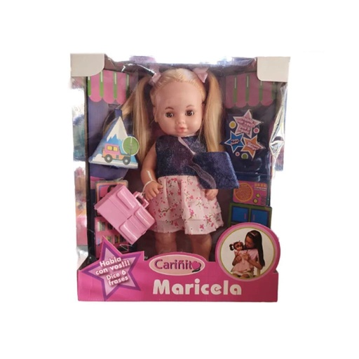 [466080] MUÑECA MARICELA VIAJA CON VOS CARIÑITO 38cm (861) e/Cj