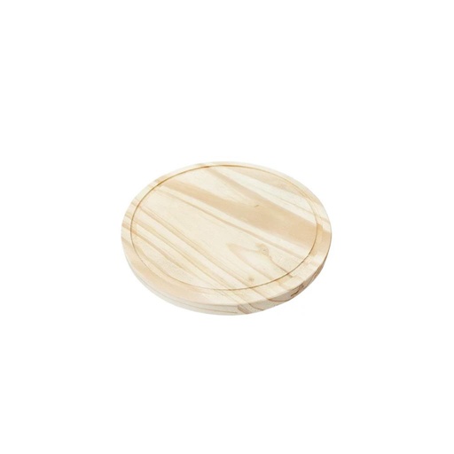 [466311] PLATO MADERA REDONDO 23cm