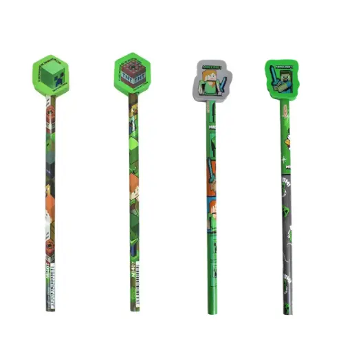 [469358] LAPIZ MINECRAFT C/ GOMA FORMAS ( MI408 )