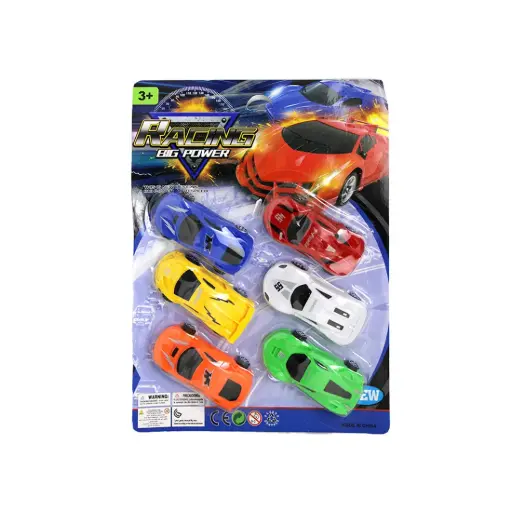 [472922] AUTOS A FRICCION x6 e/Bl ( 50089 )