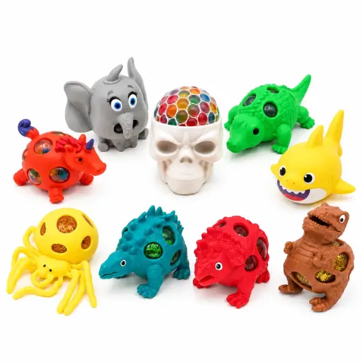 [480897] SQUISHY ANIMAL O CALAVERA C/ BIOGEL GLITTER ( PA24TU )