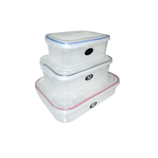 [486012] SET HERMETICOS x3 RECTANGULARES NEW CLIPPER 1.3L+2L+3.9L