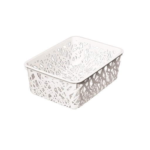 [486826] CANASTO RECTANGULAR CALADO 28X21X10 ( 1040905 )