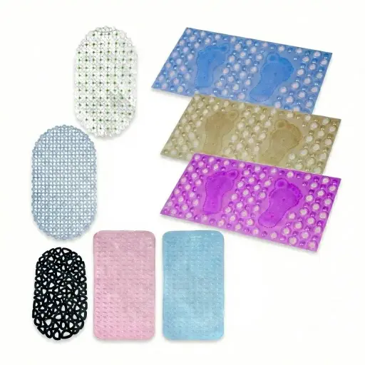 [489279] ALFOMBRA DE BAÑO PVC ANTIDESLIZANTE 65 X 34CM ( CN16653 / AD065-04 / 100-06505 )