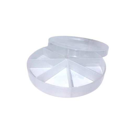 [490236] PASTILLERO REDONDO C/ 6 DIVISIONES 8CM ( 8730 )