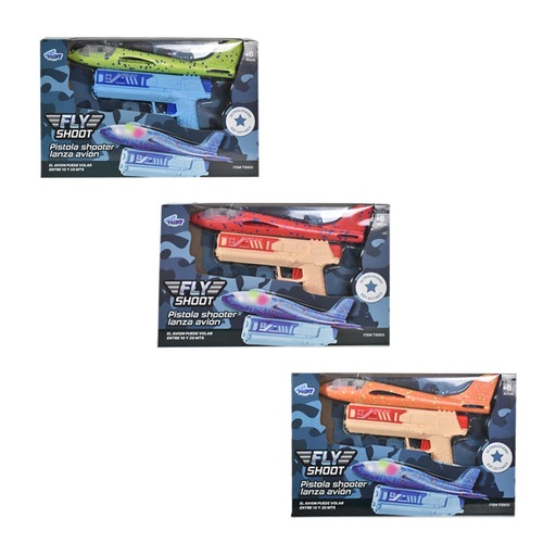[490709] PISTOLA LANZA AVION FLY SHOOT E/CJ ( TS003 )