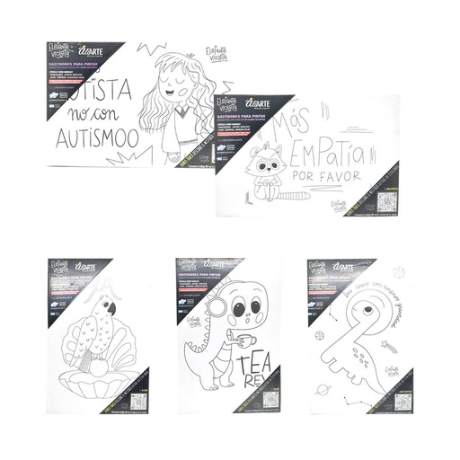 [490995] BASTIDOR ALIARTE ELEFANTE VIOLETA 20X30