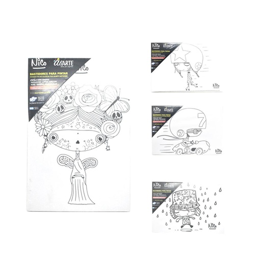 [491006] BASTIDOR ALIARTE NICO DA ROCHA 20X30