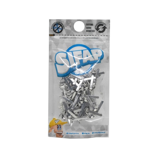 [492502] BROCHE MARIPOSA PLATEADO N° 4 X100 E/BO ( S395 )