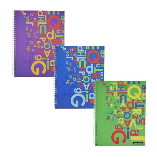 [492568] CUADERNO ASAMBLEA 21 x 27 T/ DURA 100hjs CUADR