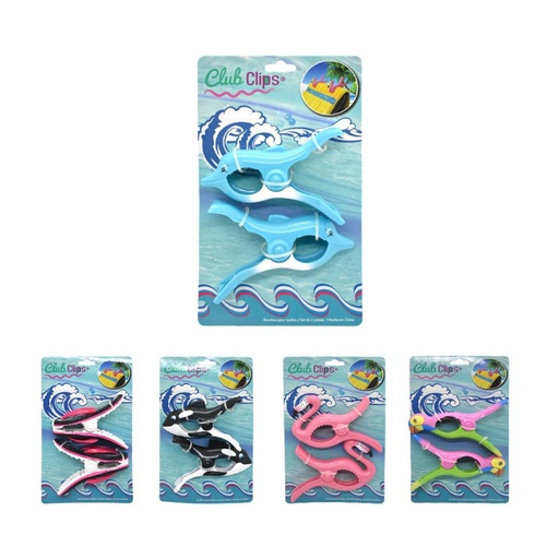 [495164] BROCHE PERSONAJES PLASTICO X2 E/BL ( 2801 )