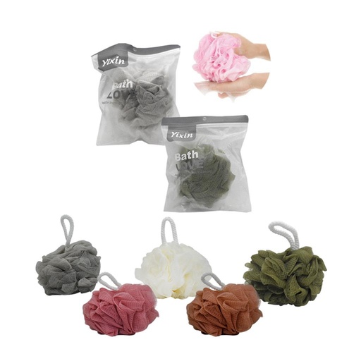 [496594] ESPONJA BOLA P/ DUCHA 11CM E/BO