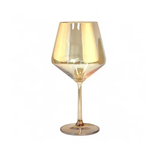 [498706] COPON DE VIDRIO BORGOÑA DORADO 470ml ( C5758D )