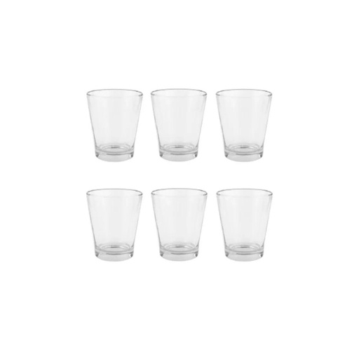 [500873] VASO VIDRIO BAJO COCTEL X6 DURAX 357ML E/ BO