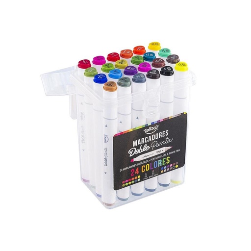 [501148] MARCADOR TALBOT DOBLE PUNTA VALIJA X24 ( 6544 ) 