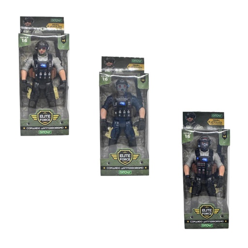 [502479] MUÑECO ARTICULADO COMANDO ANTITERRORISMO C/ACCESORIO E/CJ