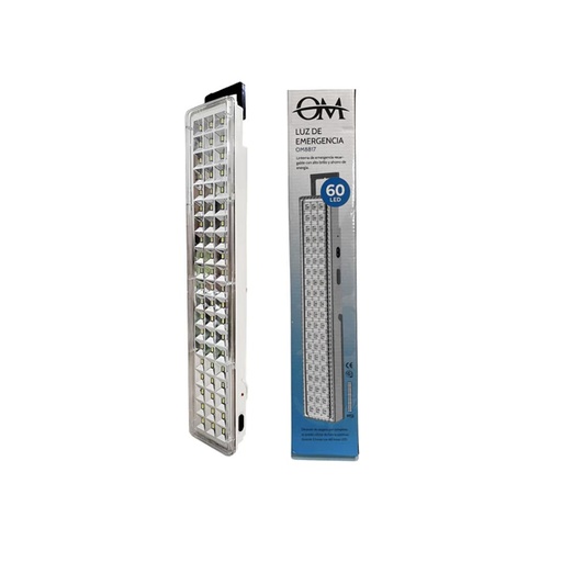 [502886] LUZ DE EMERGENCIA OM 60 LED 5HS LUZ CONTINUA E/CJ