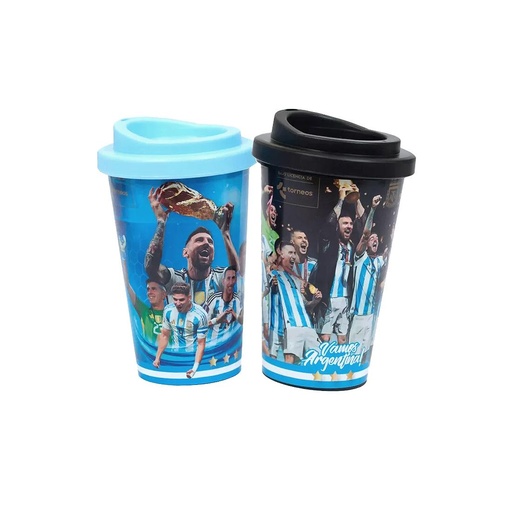 [504019] VASO TERMICO DOBLE CAPA AFA SELECCION ARGENTINA 500ML ( 6728 )