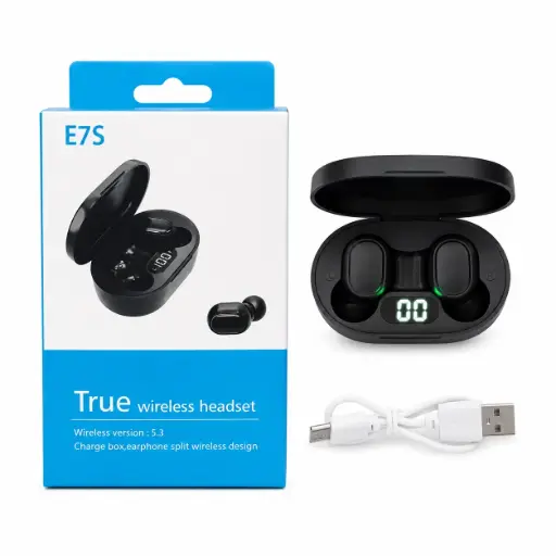 [507814] AURICULARES BLUETOOTH C/ INDICADOR BATERIA E/ CJ ( E7S / E6S ) 