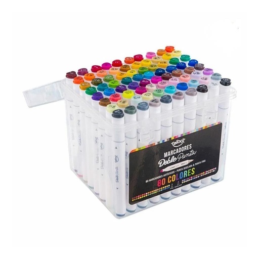 [508441] MARCADORES TALBOT DOBLE PUNTA VALIJA X80 ( 7028 )