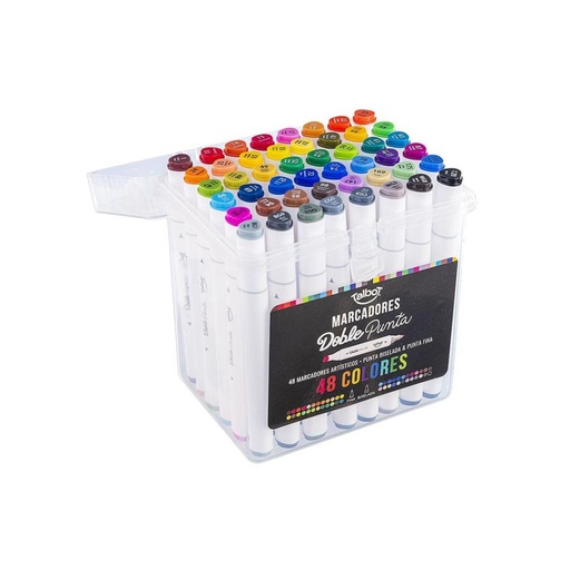 [508452] MARCADOR TALBOT DOBLE PUNTA VALIJA X48 ( 6546 )