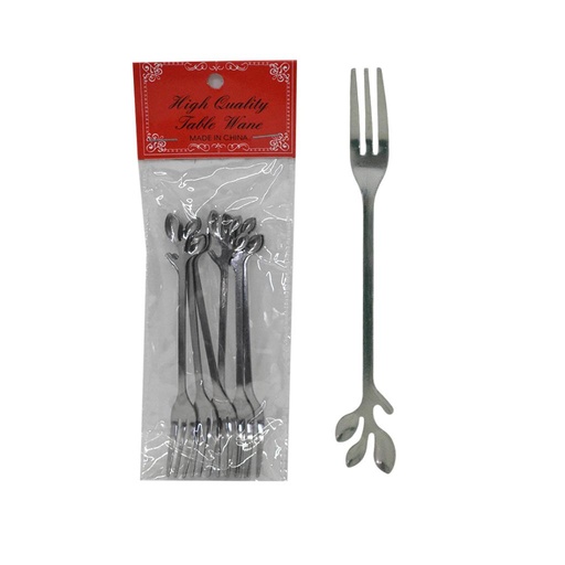 [509563] TENEDOR COPETIN X6 12CM E/ BO ( RM-201 )