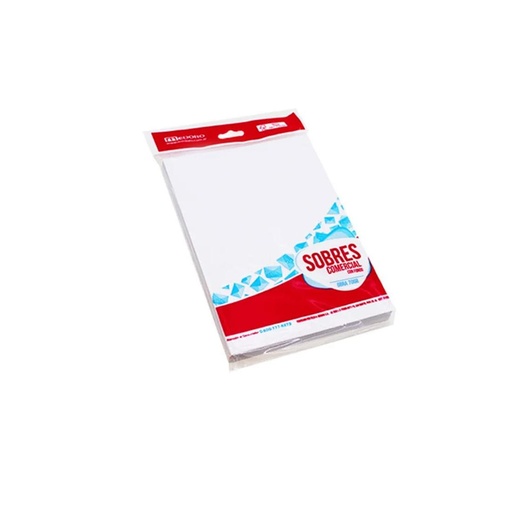 [510168] SOBRE MEDORO RETRATO OBRA 90GR 12.5X19CM X10 E/BO ( 1901 )