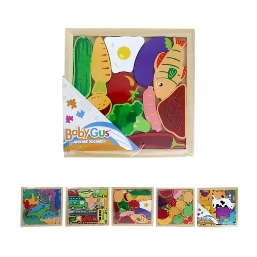 [511983] JUEGO DIDACTICO DE ENCASTRE MADERA 17cm ( 54984 )