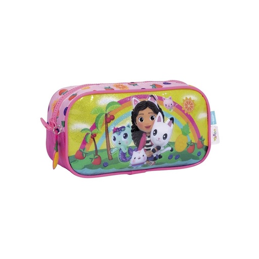 [513083] CARTUCHERA GABBY DOLLHOUSE RAINBOW 1 CIERRE ( 35208 )