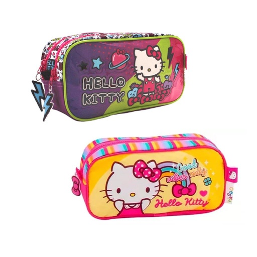 [513116] CARTUCHERA HELLO KITTY 2 CIERRES ( 88115 )