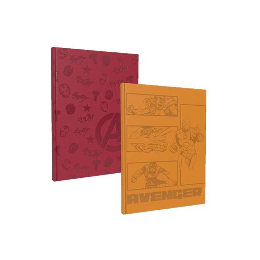 [513138] CUADERNO PPR T/ DURA AVENGER 16X21CM 48HJS RAYAD (L5CCOAVH)
